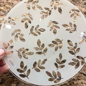 Villeroy and Boch glass dessert plates